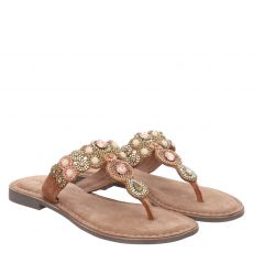 Slides & Zehentrenner in braun für Damen